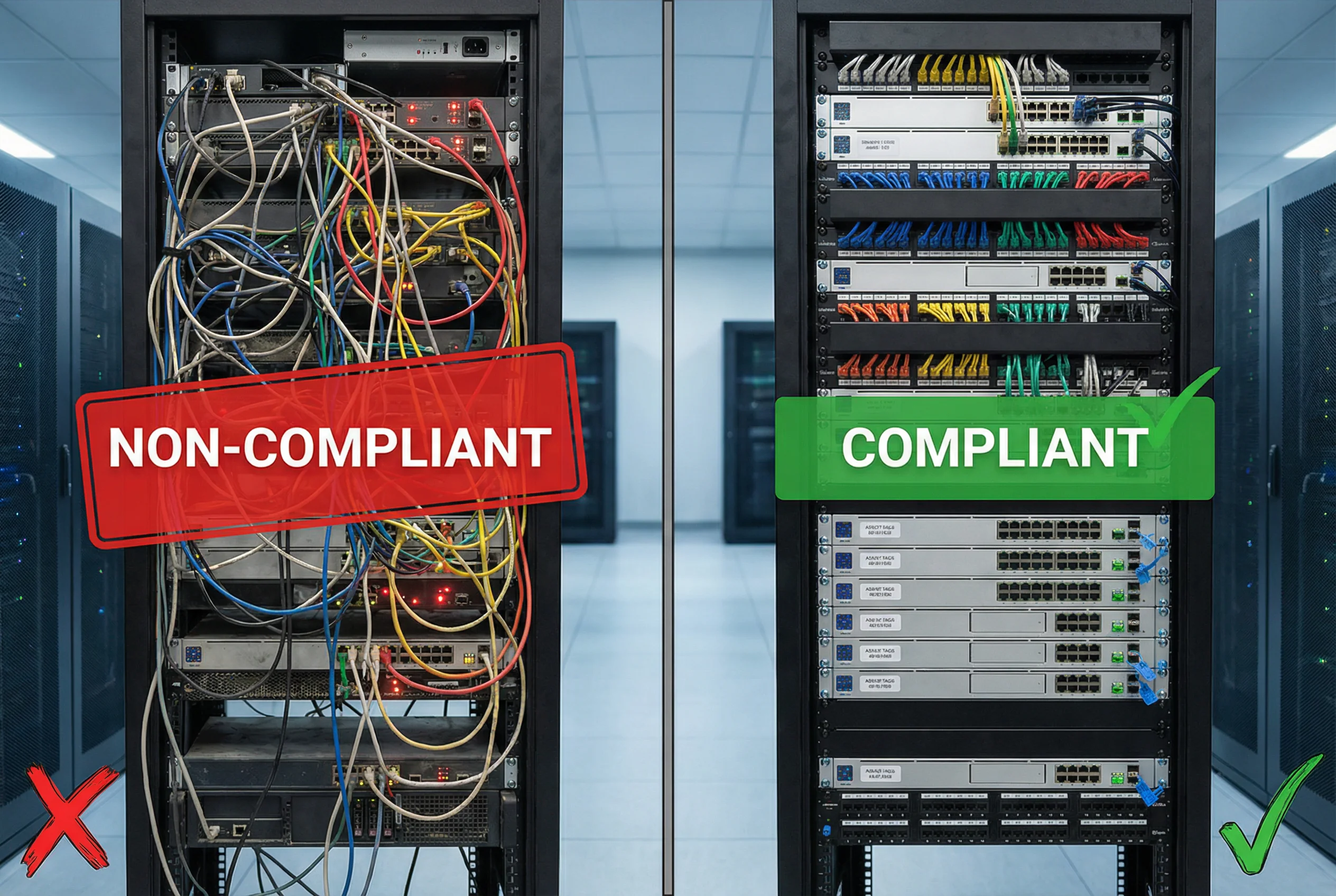 Non-Compliant vs Compliant Installation Quality Comparison
