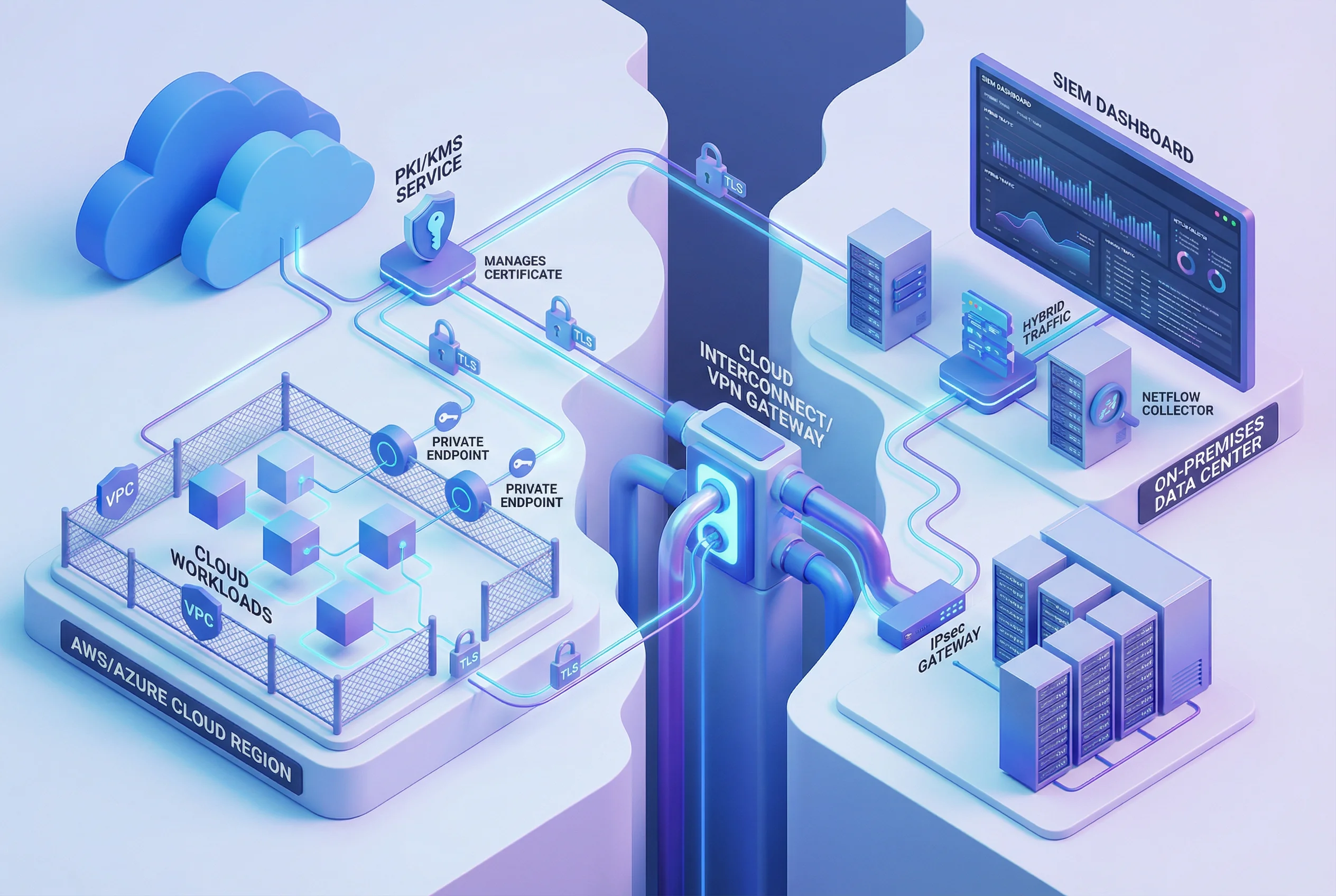 Scenario E: Cloud-to-On-Premises Hybrid Connectivity