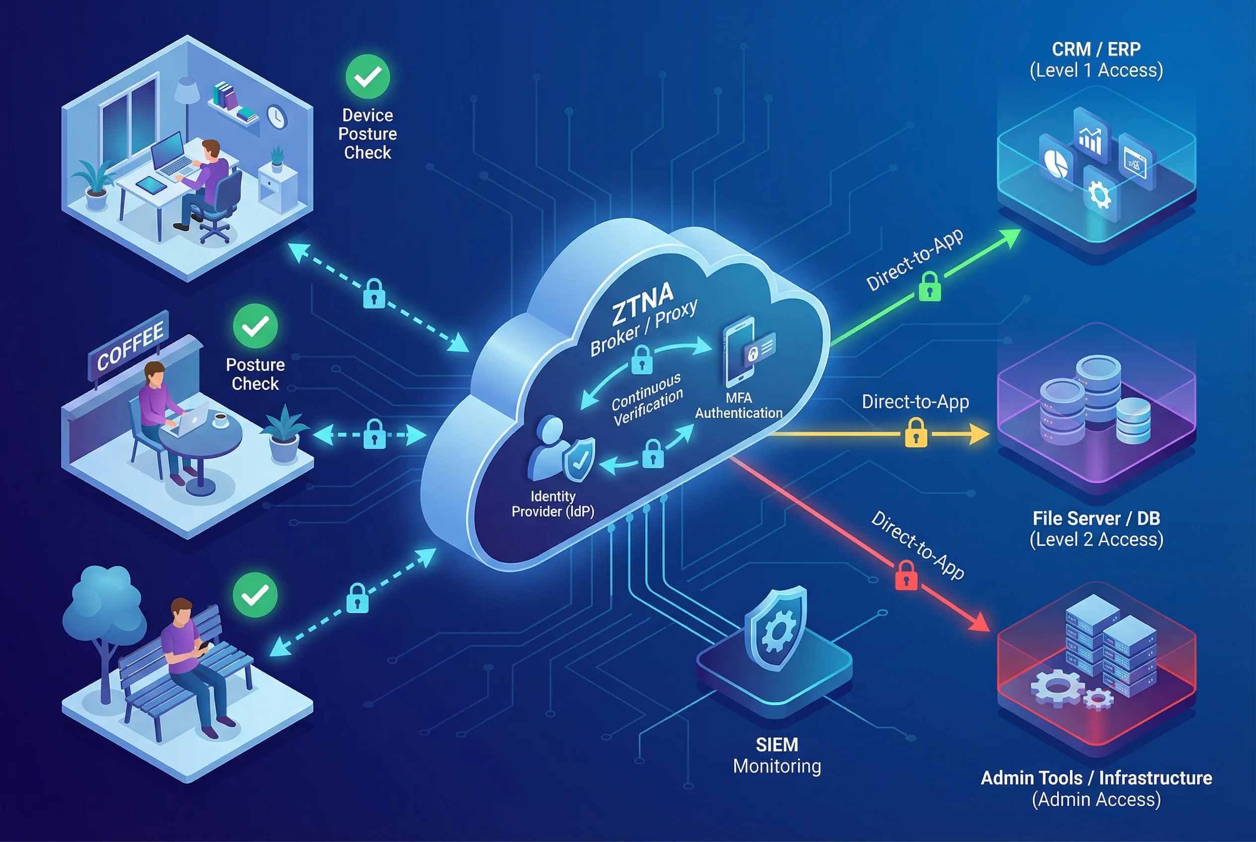 Scenario H: Zero Trust Network Access for Remote Workers